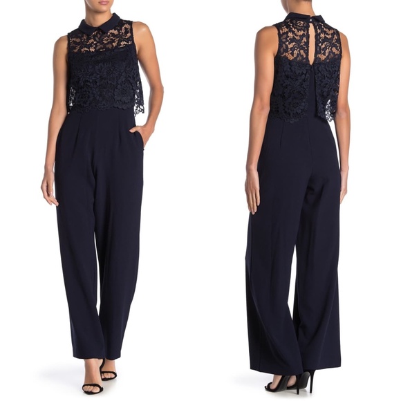 julia jordan lace jumpsuit